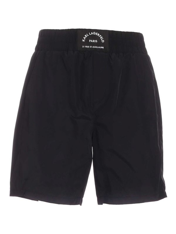 KARL LAGERFELD: Shorts - Short - Noir