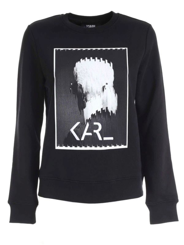 KARL LAGERFELD: Sweatshirts und Pullover - Sweatshirt - Schwarz