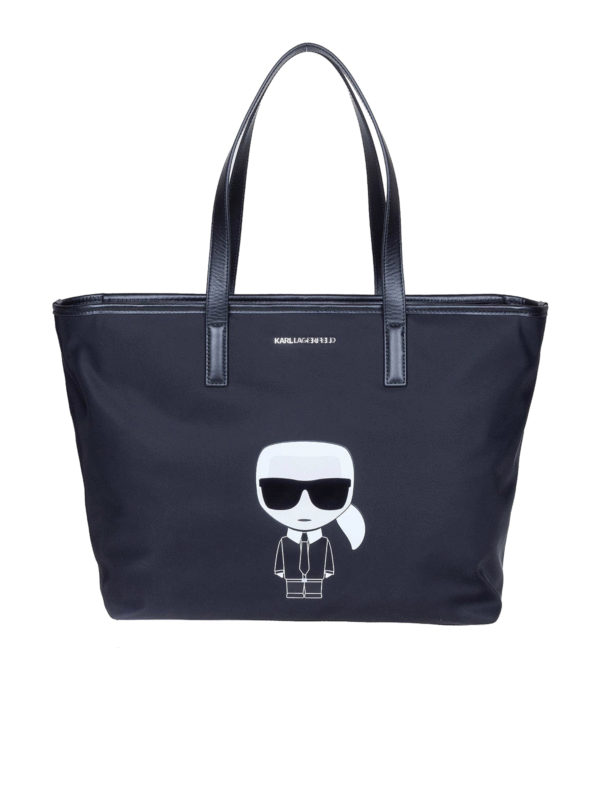 KARL LAGERFELD: totes bags - K/Ikonik nylon tote bag