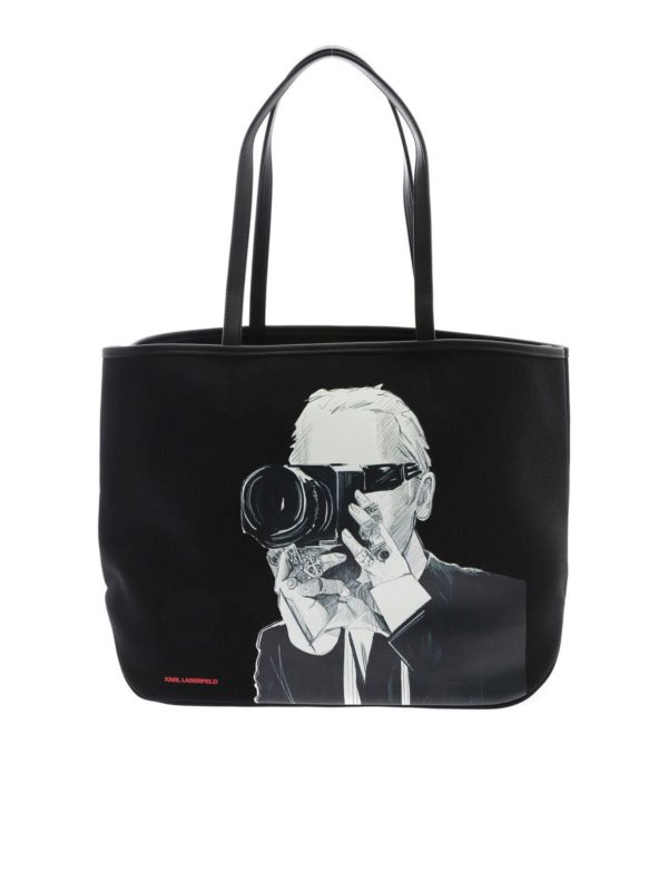 KARL LAGERFELD: totes bags - Tote Karl Legend Photographer bag