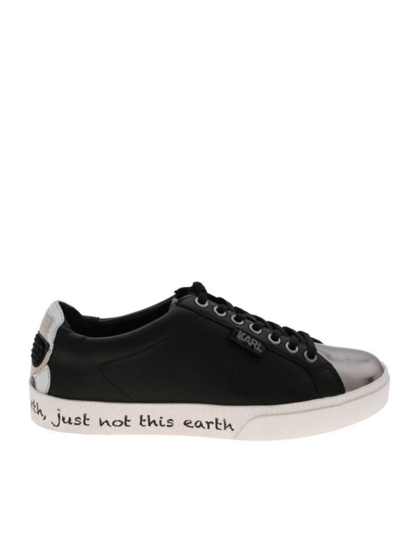 KARL LAGERFELD: trainers - Ikon skool sneakers