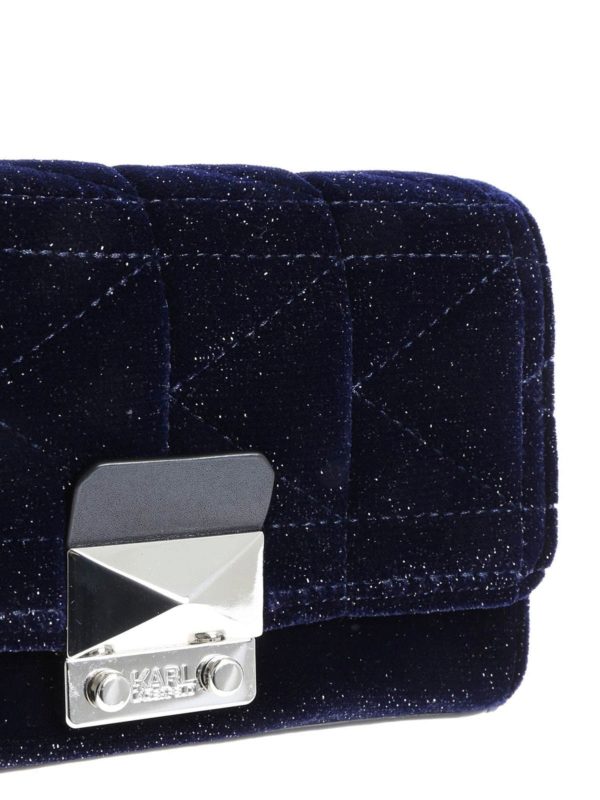 ウエストバッグ - ブルー shop online: KARL LAGERFELD