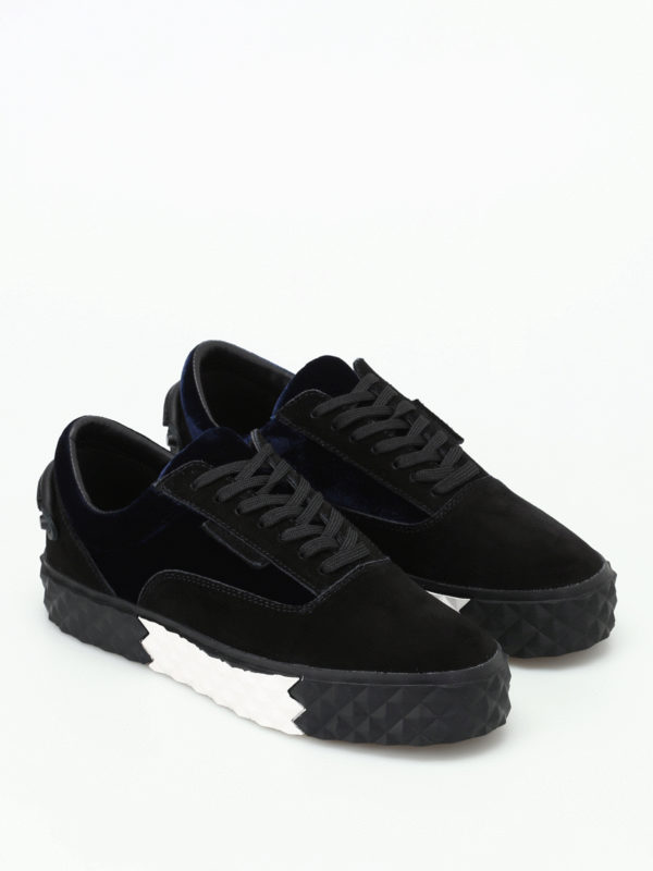Kendall + Kylie: trainers online - Reign napa and velvet sneakers