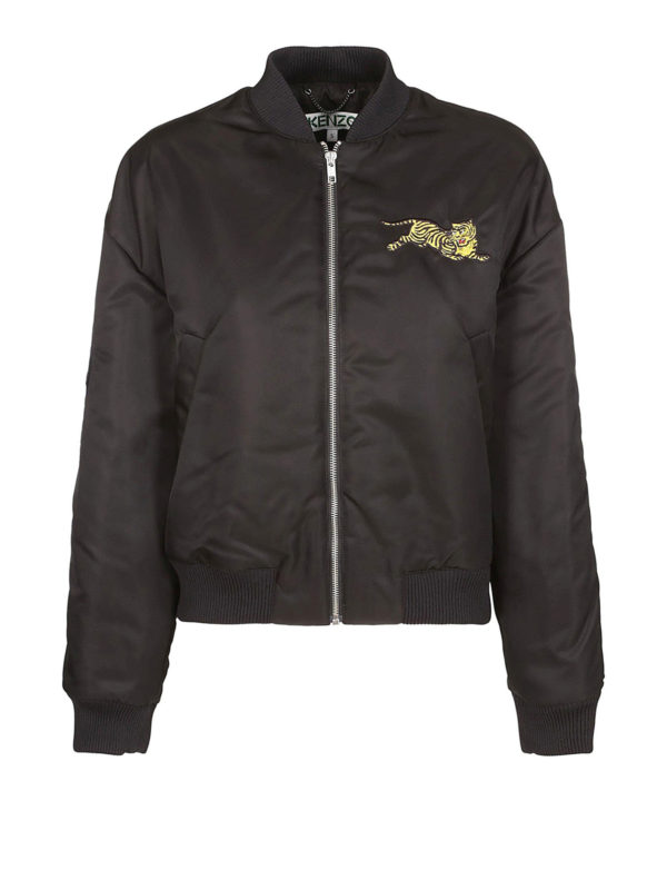 KENZO: bombers - Jumping Tiger nylon bomber jacket