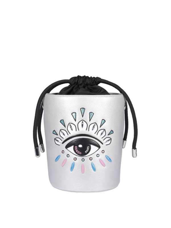 KENZO: Bucket-bags - Bucket-Bag - Silber