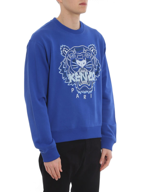 KENZO buy online Tiger blue sweatshirt