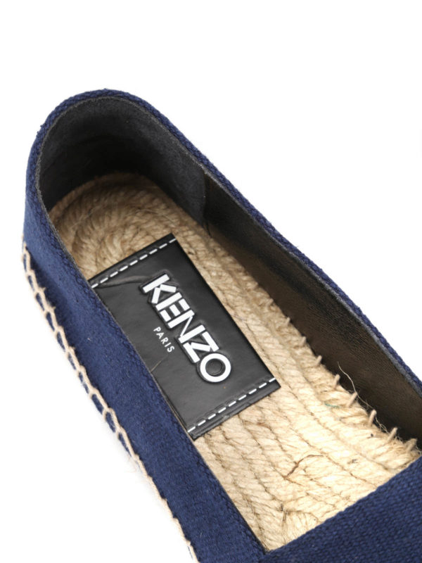 KENZO buy online Tiger canvas espadrilles