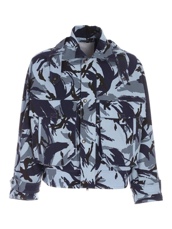KENZO: Chaquetas casual - Chaqueta Casual - Tropic Camo