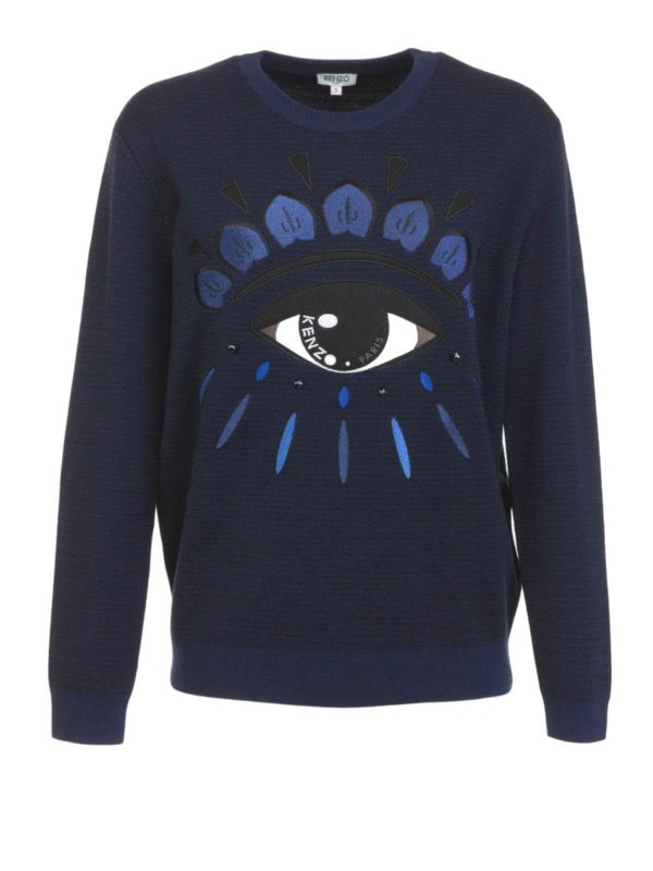 KENZO: maglia collo rotondo - Girocollo Eye