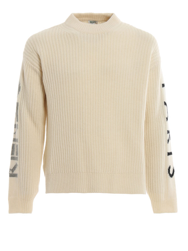 KENZO: Pull col rond - Pull Col Rond - Blanc