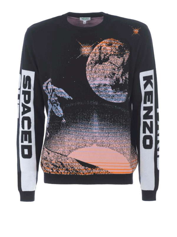 KENZO: crew necks - Space crewneck jumper