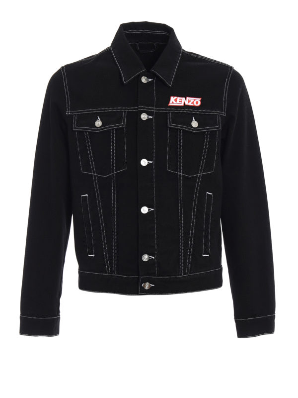 KENZO: デニムジャケット - デニムジャケット - Hyper Kenzo
