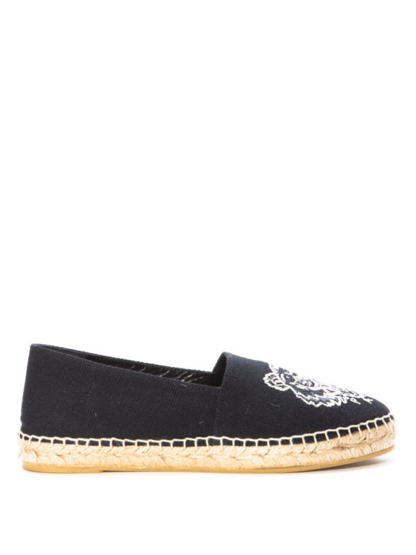 KENZO: espadrilles - Canvas Tiger espadrilles