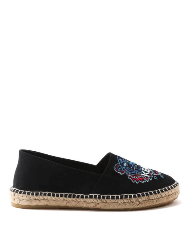 KENZO: espadrilles - Canvas Tiger espadrilles
