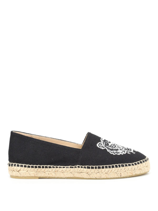 KENZO: espadrilles - Tiger canvas espadrilles