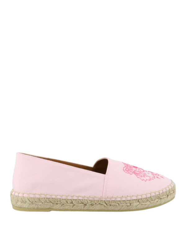 KENZO: espadrilles - Tiger light pink espadrilles