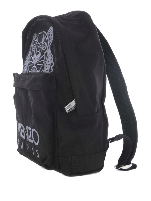 KENZO: backpacks online - Large Tiger canvas backpack