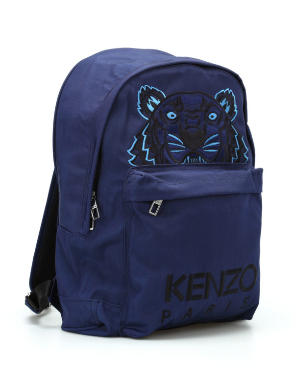 KENZO: backpacks online - Tiger large canvas backpack