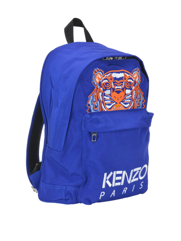 KENZO: backpacks online - Tiger large canvas backpack