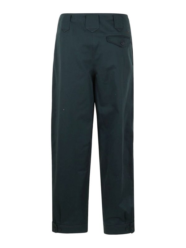 KENZO: casual trousers online - Cotton carrot trousers