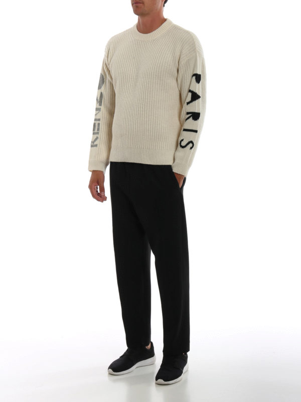 KENZO: Pull col rond online - Pull Col Rond - Blanc