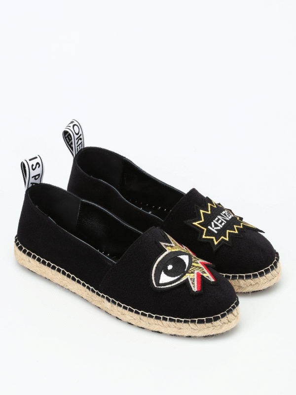 KENZO: Espadrilles online - Espadrilles Noir Pour Femme