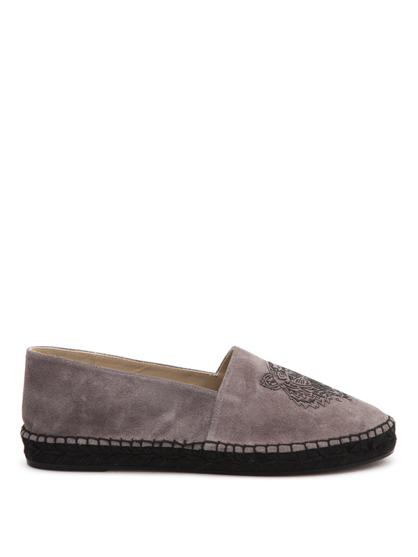 KENZO: espadrilles online - Suede Tiger espadrilles