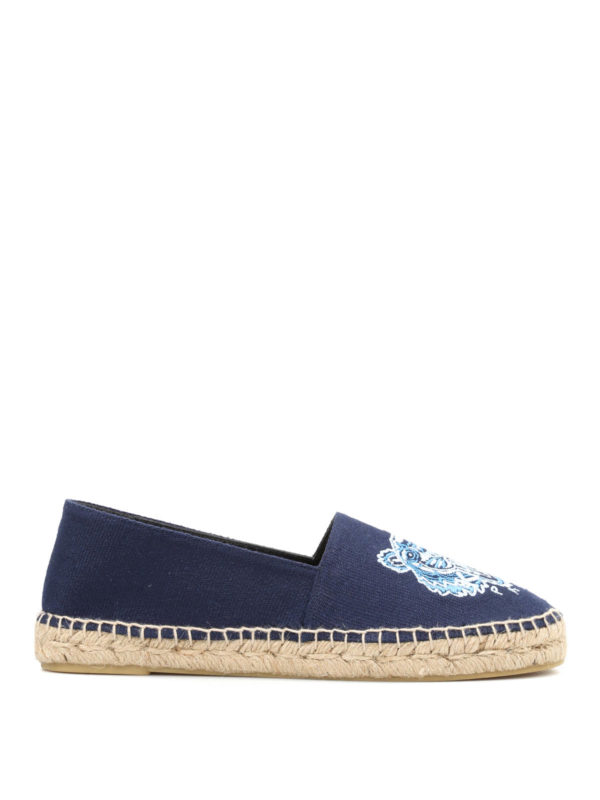 KENZO: espadrilles online - Tiger canvas espadrilles