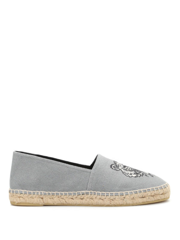 KENZO: espadrilles online - Tiger canvas espadrilles