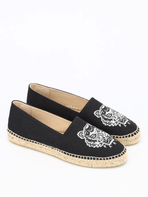 KENZO: espadrilles online - Tiger canvas espadrilles
