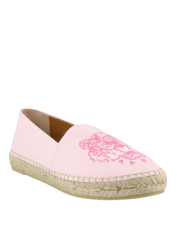 KENZO: espadrilles online - Tiger light pink espadrilles