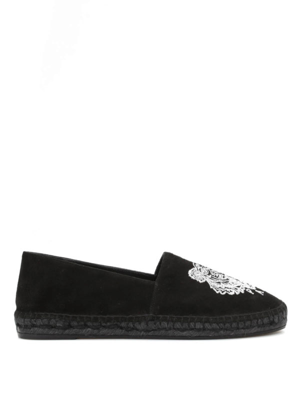 KENZO: espadrilles online - Tiger suede espadrilles