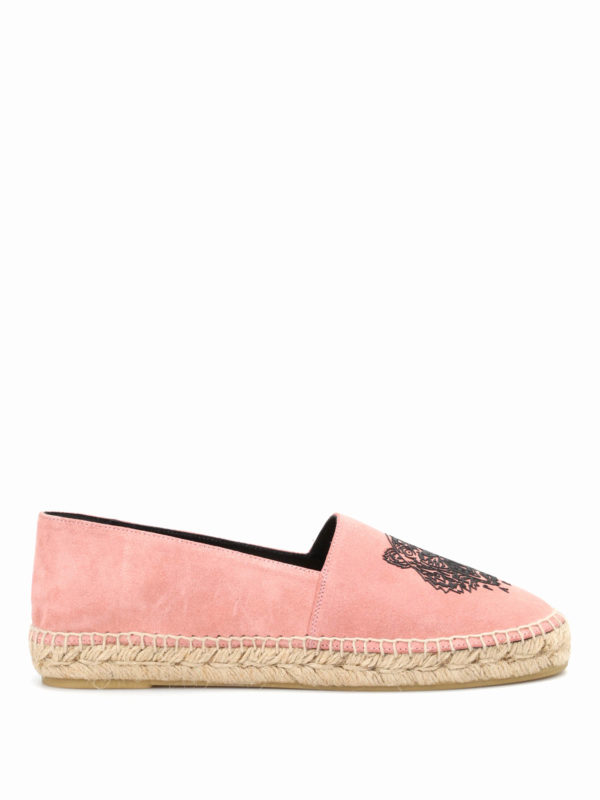 KENZO: espadrilles online - Tiger suede espadrilles