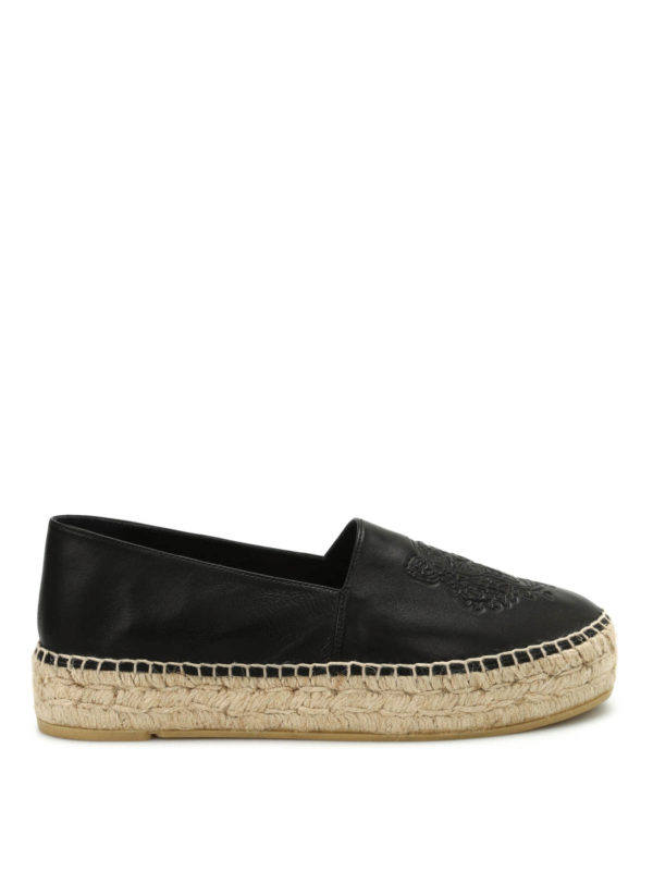 KENZO: espadrilles online - Tiger wedge espadrilles