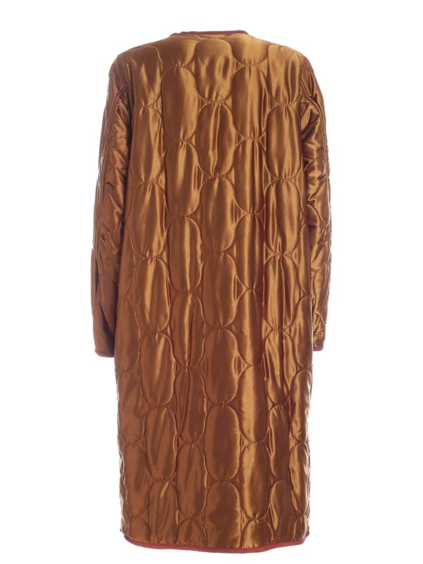 KENZO: ダウン・ハイテクコート online - ダウンコート - ダークオレンジ