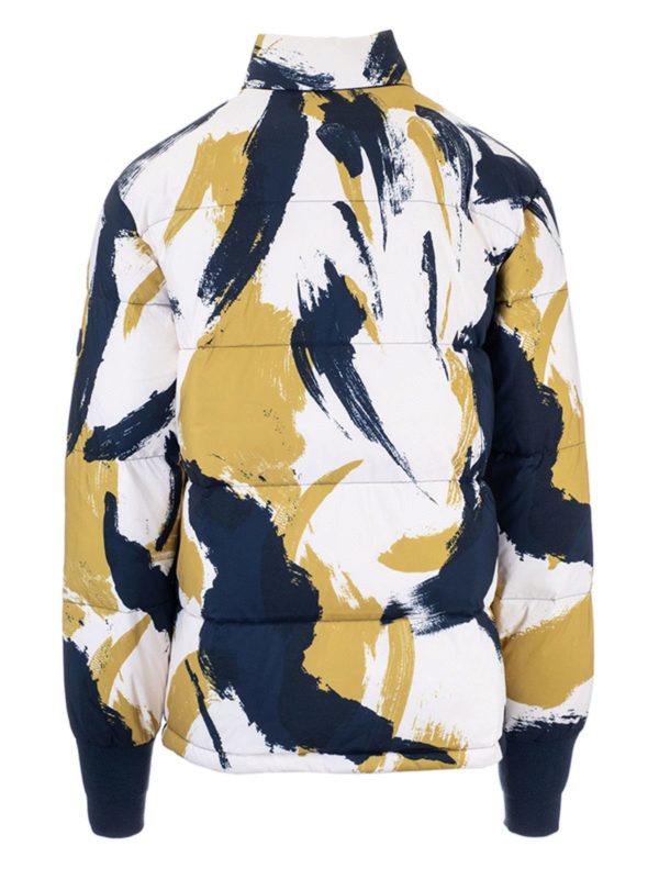 KENZO: padded jackets online - Brushed Camo puffer jacket