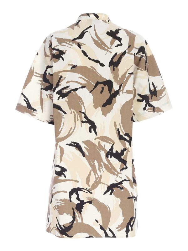 KENZO: short dresses online - Chemisier multicolor dress