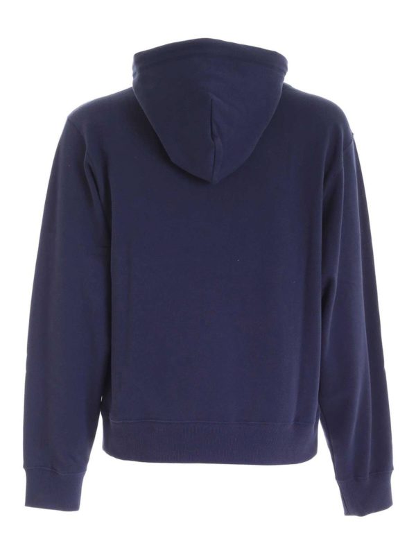 KENZO: Sweatshirts & Sweaters online - Multicolor Logo sweatshirt in blue