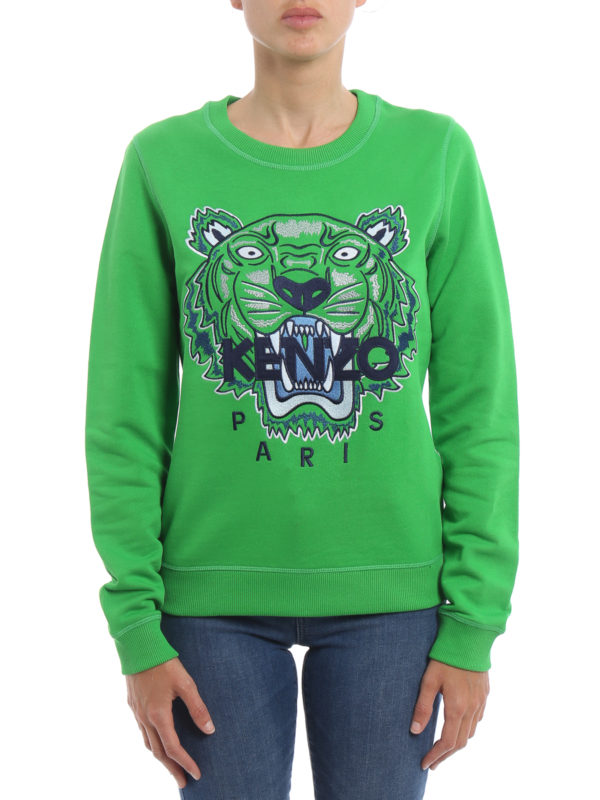 KENZO: スウェット＆セーター online - スウェットシャツ/セーター Tiger - 緑
