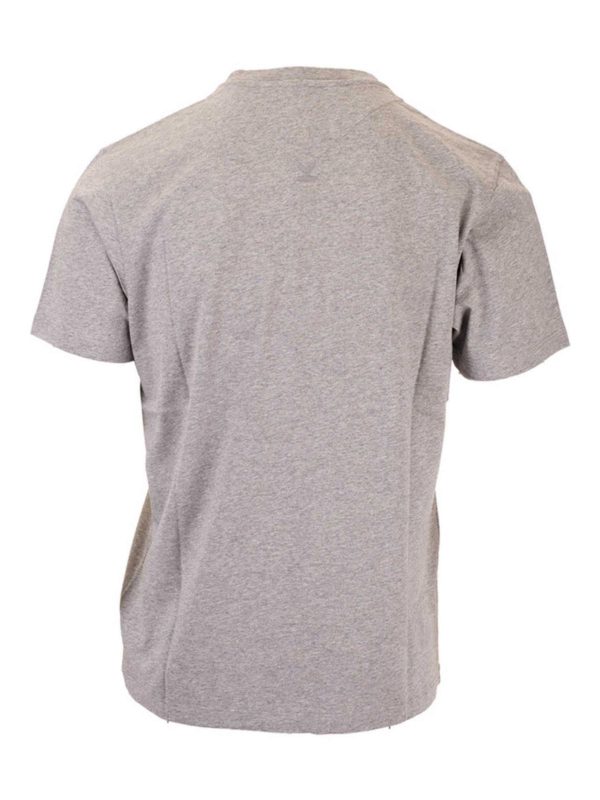 KENZO: t-shirts online - Tiger patch T-shirt in grey