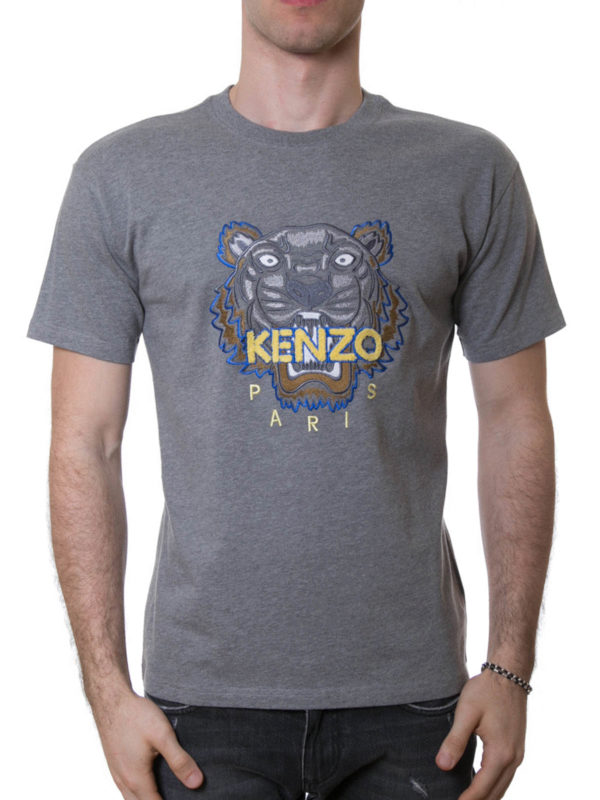 KENZO: T-shirts online - T-Shirt Tiger - Grau