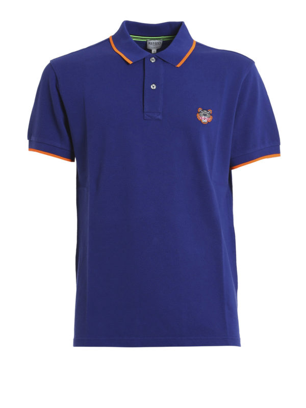 KENZO: polo shirts - “Mini-Tiger logo” polo