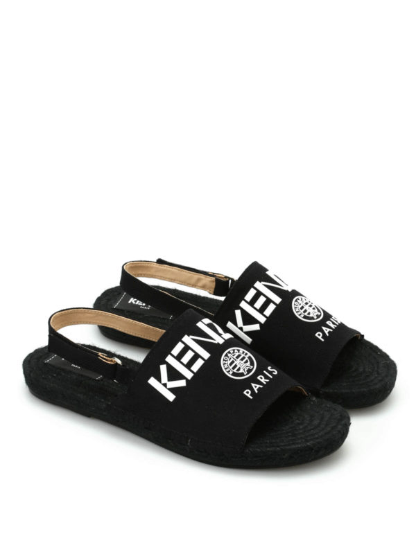KENZO: Sandalen - Sandalen Sarse Paris - Schwarz