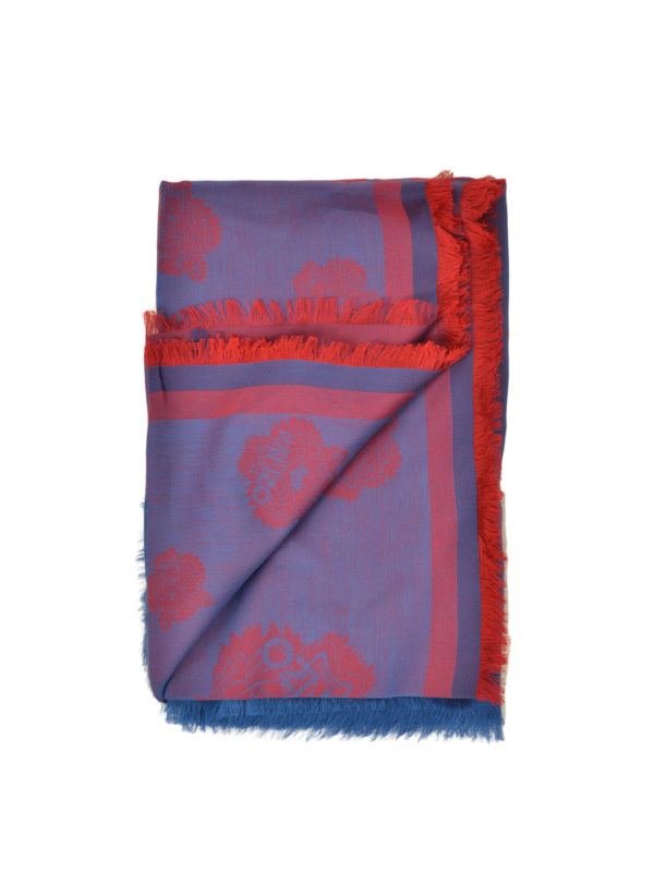 KENZO: Bufandas y pañuelos - Bufanda Multicolor Para Mujer