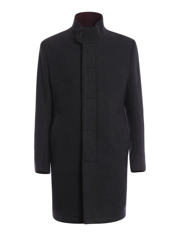 KENZO: short coats - Warm wool coat