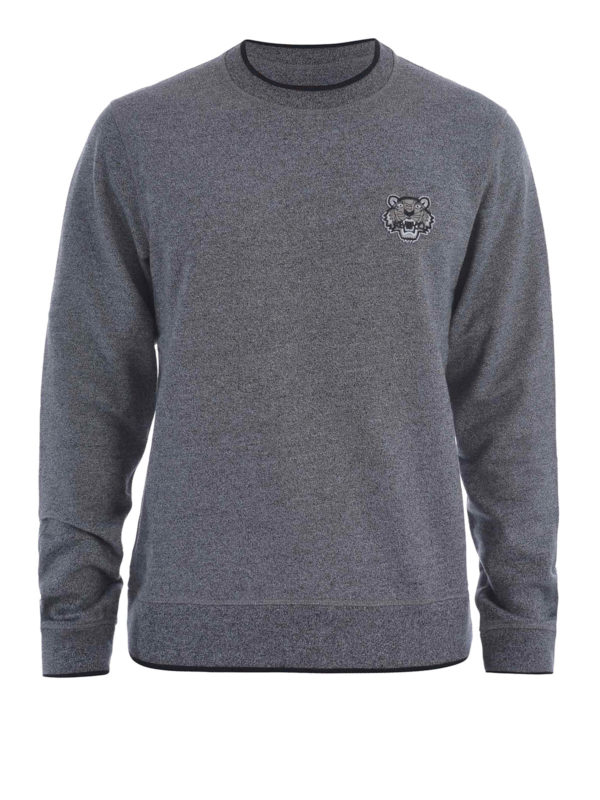 KENZO: Sweatshirts & Sweaters - Tiger Crest cotton sweatshirt