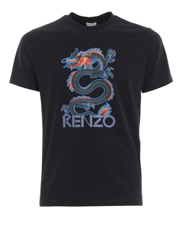 KENZO: T-shirts - T-Shirt - Dragon