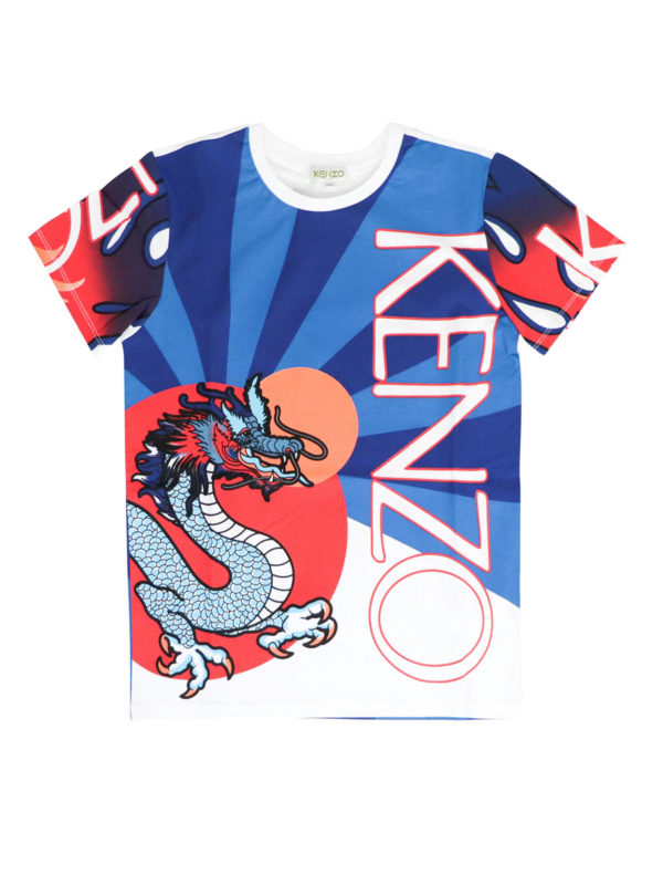 KENZO: Tシャツ - Tシャツ - Dragon