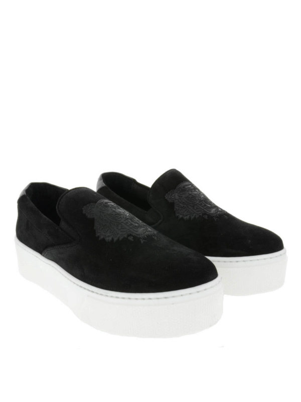 KENZO: trainers - Tiger platform slip-ons