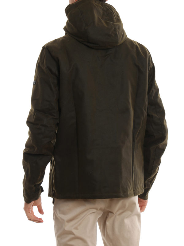 Kevlar waxed cotton jacket shop online: BARBOUR